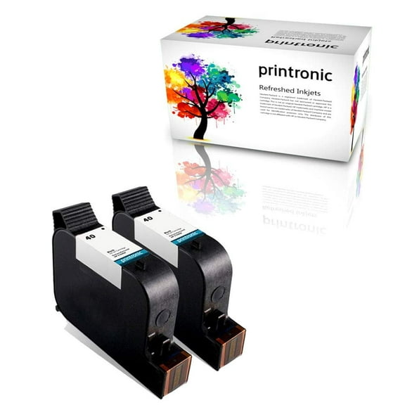 Compatible Ink Cartridge PTHP402PK (2 Black)