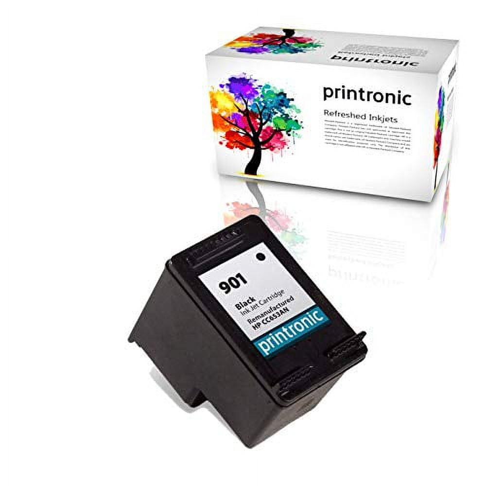 Printronic Remanufactured HP 901 Black Ink Cartridge for Officejet 4500, J4525J4680