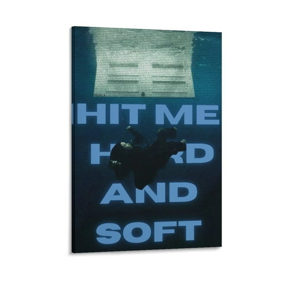 Prints Album Hit Me Hard And Soft Poster 3 Canvas Wall Art Prints Poster Gifts Photo Picture Painting Posters Room Decor Home Decorative 20x30inch(50x75cm)