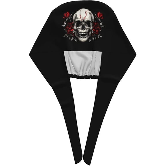 Prints Breathable Working Caps for Unisex, Elastic Scrub Hats Nurse Cap