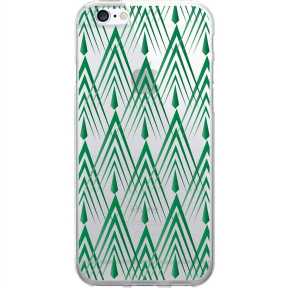Prints Clear Phone Case, Gatsby Green - iPhone 6/6S Plus