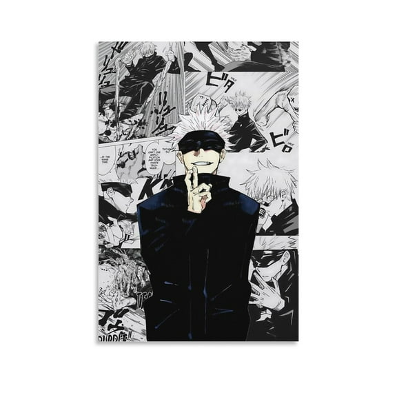 Prints Jjk Japanese Anime Comic Poster (3) Canvas Art Poster and Wall Art Picture Print Modern Family bedroom Decor Posters 16x24inch(40x60cm)