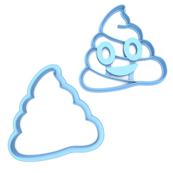 Prints Set of 2 Cookie Cutter - Dishwasher Safe (3.5")