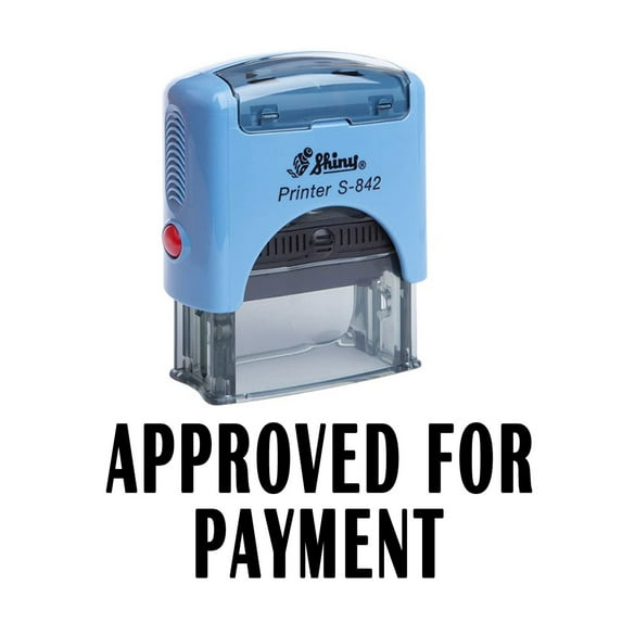 Printtoo APPROVED FOR PAYMENT Office Stationery Shiny Stamp Self Inking Rubber Stamp