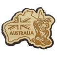 thumbnail image 1 of Printtoo Australia Engraved Wooden Fridge Magnet Souvenir Gift, 1 of 1