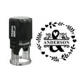 thumbnail image 1 of Printtoo Black Custom Personalized Heavy Duty Self Inking Round Rubber Stamp Custom Custom Stamper-50 mm Diameter, 1 of 6