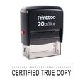 thumbnail image 1 of Printtoo CERTIFIED TRUE COPY Self Inking Rubber Stamp Office Stationary Custom Stamp-Black, 1 of 2