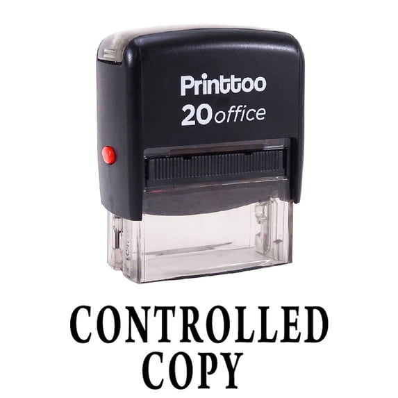 Printtoo CONTROLLED COPY Self Inking Rubber Stamp Office Stationary Custom Stamp-Black