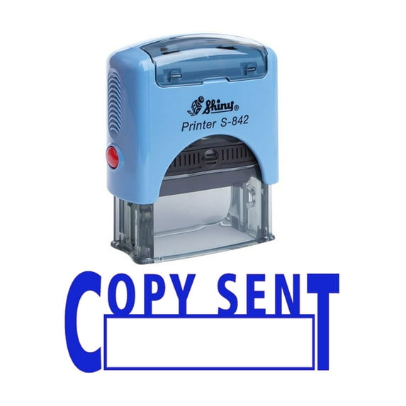 Printtoo COPY SENT Self Inking Rubber Stamp Custom Shiny Office Stationery Stamp