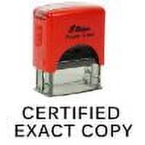 Certified True Copy Stamp