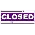 thumbnail image 1 of Printtoo Closed Self Inking Rubber Stamp Pre-Inked Office Stamp- Home Office Business Stationery, 47 x 20 mm Purple, 1 of 7