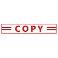 thumbnail image 1 of Printtoo Copy Self Inking Rubber Stamp Pre-Inked Office Stamp- Home Office Business Stationery, Red- 42 x 9 mm, 1 of 7