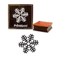 thumbnail image 1 of Printtoo Crafting Square Wooden Rubber Stamp Snowflake Pattern Scrap-Booking Block-5 x 5 Inches, 1 of 2