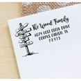 thumbnail image 1 of Printtoo Custom Family Holiday Self Inking Address Stamp Christmas Gift Designer Rubber Stamp, 1 of 6