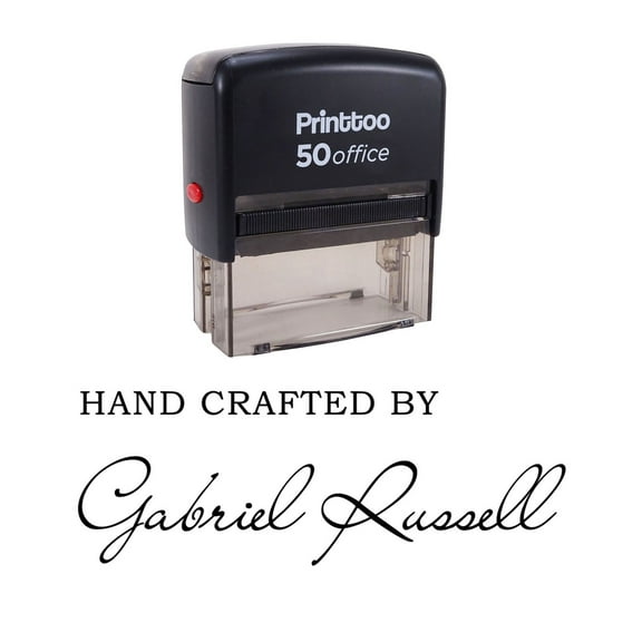 Printtoo Custom Hand Crafted Rubber Stamp Personalized Self Inking Stationary Invitation Gift
