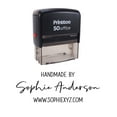 thumbnail image 1 of Printtoo Custom Handmade Name Wedding Invite Envepole Personalized Self Inking Rubber Stamp, 1 of 6