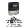 thumbnail image 1 of Printtoo Custom Mountain Monogram Invitation Self Inking Family Address Rubber Stamp Gift Idea, 1 of 6