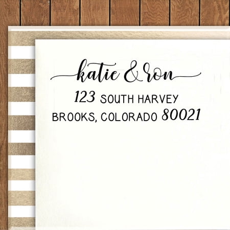 Printtoo Custom Return Address Stamp Personalized Self Inking Rubber Stamp Stationary Gift