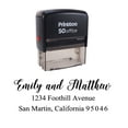 thumbnail image 1 of Printtoo Custom Return Address Stamper Personalized Wedding Invitation Rubber Stamp Gift, 1 of 6