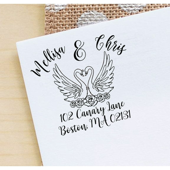 Printtoo Custom Save The Date Wedding Invitation Stamp Self Inking Address Rubber Stamp Gift Idea