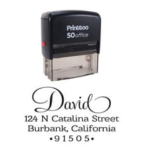 Printtoo Custom Self Inking Personalized Wedding Invitation Address Rubber Stamp Gift Idea