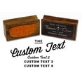 thumbnail image 1 of Printtoo Custom Shop Name Business Address Personalized Rubber Stamp Wood Mounted Envelope Seal, 1 of 4