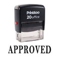thumbnail image 1 of Printtoo Custom Stamp APPROVED Self Inking Rubber Stamp Office Stationary - Black, 1 of 1