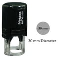 thumbnail image 1 of Printtoo Custom Text/Logo Self Inking Rubber Stamp Personalized Office Stationary 30 mm-Black, 1 of 5