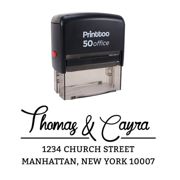 Printtoo Personalized Self Inking Rubber Stamps & Stamp Set