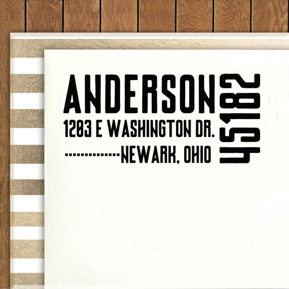 Printtoo Customized Self Inking Return Address Stamp Personalized Rubber Stamp Stationary Gift