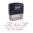 thumbnail image 1 of Printtoo Date Rubber Stamp Self Inking With Paid By Text Office Stationery Dater Stamp-Black, 1 of 6