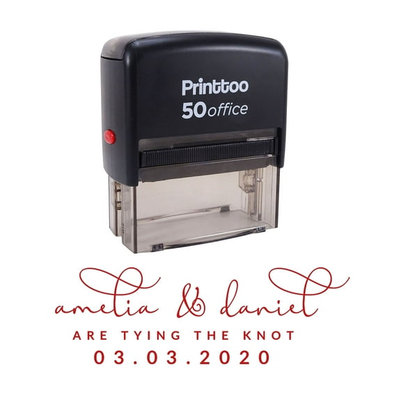 Printtoo Date Rubber Stamp Self Inking With Paid By Text Office Stationery Dater Stamp-Black