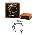 thumbnail image 1 of Printtoo Diary Card Water Jug Design Wooden Rubber Stamp Scrap-Booking Block-5 x 5 Inches, 1 of 2