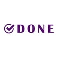 thumbnail image 1 of Printtoo Done Self Inking Rubber Stamp Pre-Inked Office Stamp- Home Office Business Stationery, Purple- 42 x 9 mm, 1 of 7