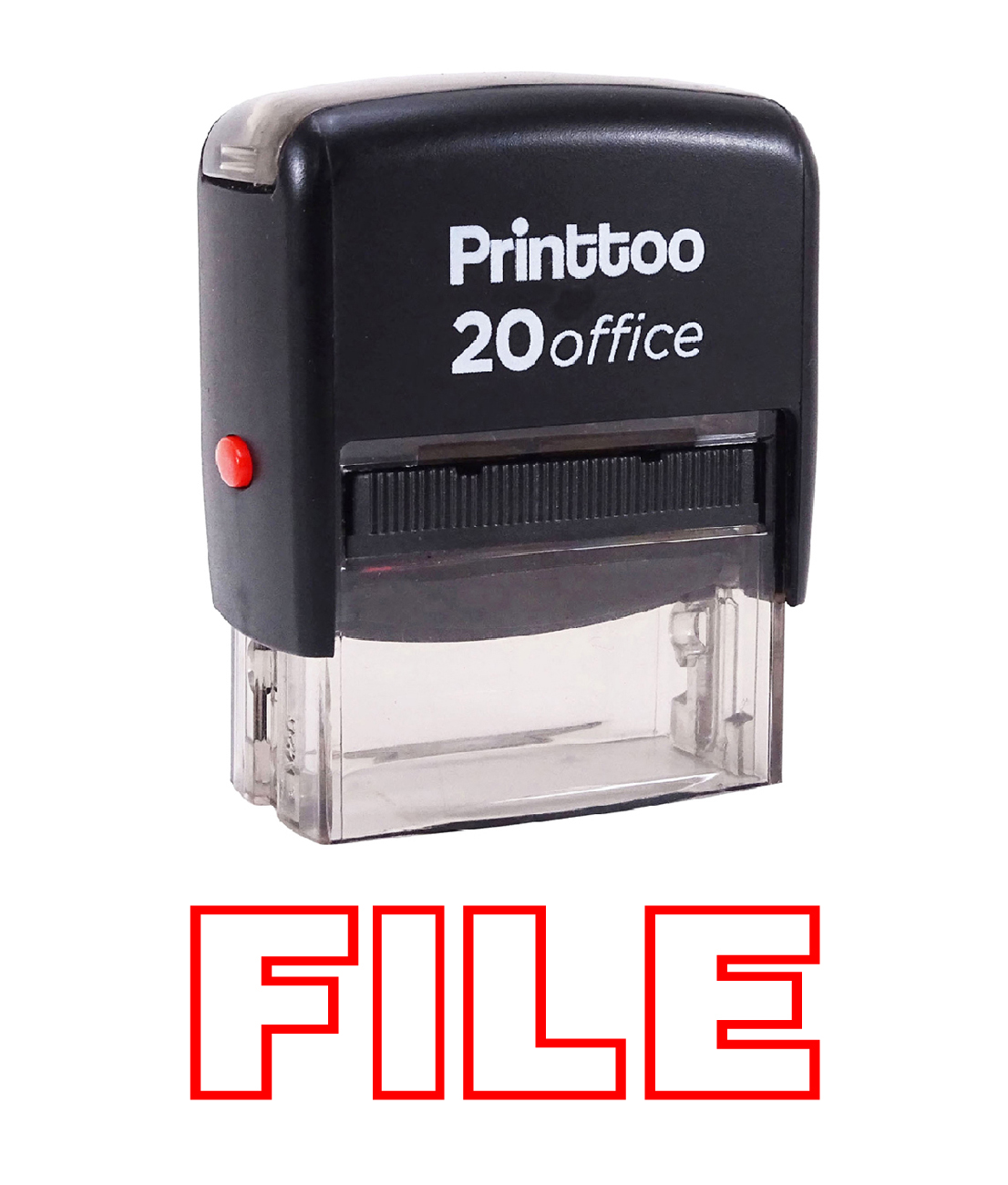 File Ink Stamp Printtoo FILE Self Inking Rubber Stamp Office Stationary Custom Stamp ...