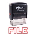 thumbnail image 1 of Printtoo FILE Self Inking Rubber Stamp Office Stationary Custom Stamp-Red, 1 of 1