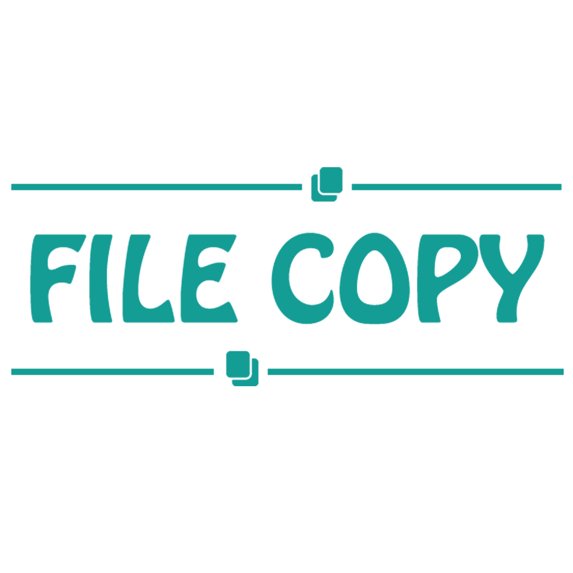 Printtoo File Copy Self Inking Rubber Stamp Pre-Inked Office Stamp- Home Office Business Stationery, 47 x 20 mm Green