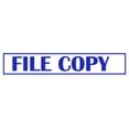 thumbnail image 1 of Printtoo File Copy Self Inking Rubber Stamp Pre-Inked Office Stamp- Home Office Business Stationery, Blue- 42 x 9 mm, 1 of 7