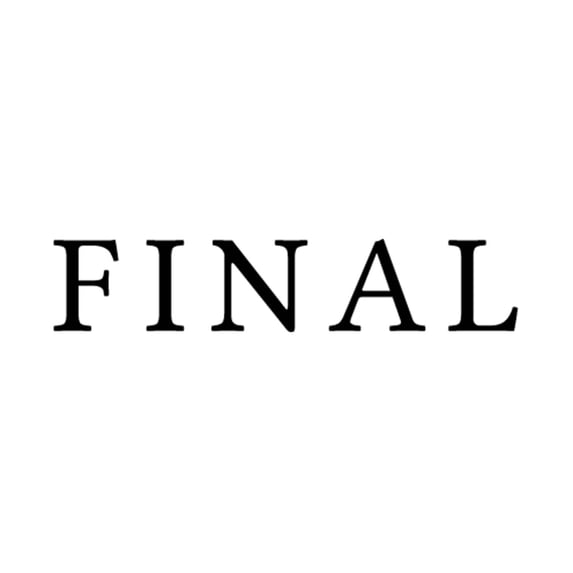 Printtoo Final Self Inking Rubber Stamp Pre-Inked Office Stamp- Home Office Business Stationery, Black- 42 x 9 mm