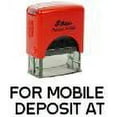 thumbnail image 1 of Printtoo For Mobile Deposit At Self Inking Rubber Stamp Pre,Inked Office Stamp, Home Office Business Stationery, 38 x 14 mm, Black, 1 of 5