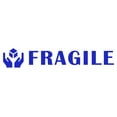 thumbnail image 1 of Printtoo Fragile Self Inking Rubber Stamp Pre-Inked Office Stamp- Home Office Business Stationery, Blue- 42 x 9 mm, 1 of 7