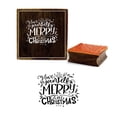 thumbnail image 1 of Printtoo Have Yourself A Merry Little Christmas Word Square Wooden Rubber Stamp-3 x 3 Inches, 1 of 1