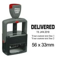 thumbnail image 1 of Printtoo Heavy Duty Dater Stamp With Custom And Delivered Text Self Inking Date Rubber Stamp-Black, 1 of 1