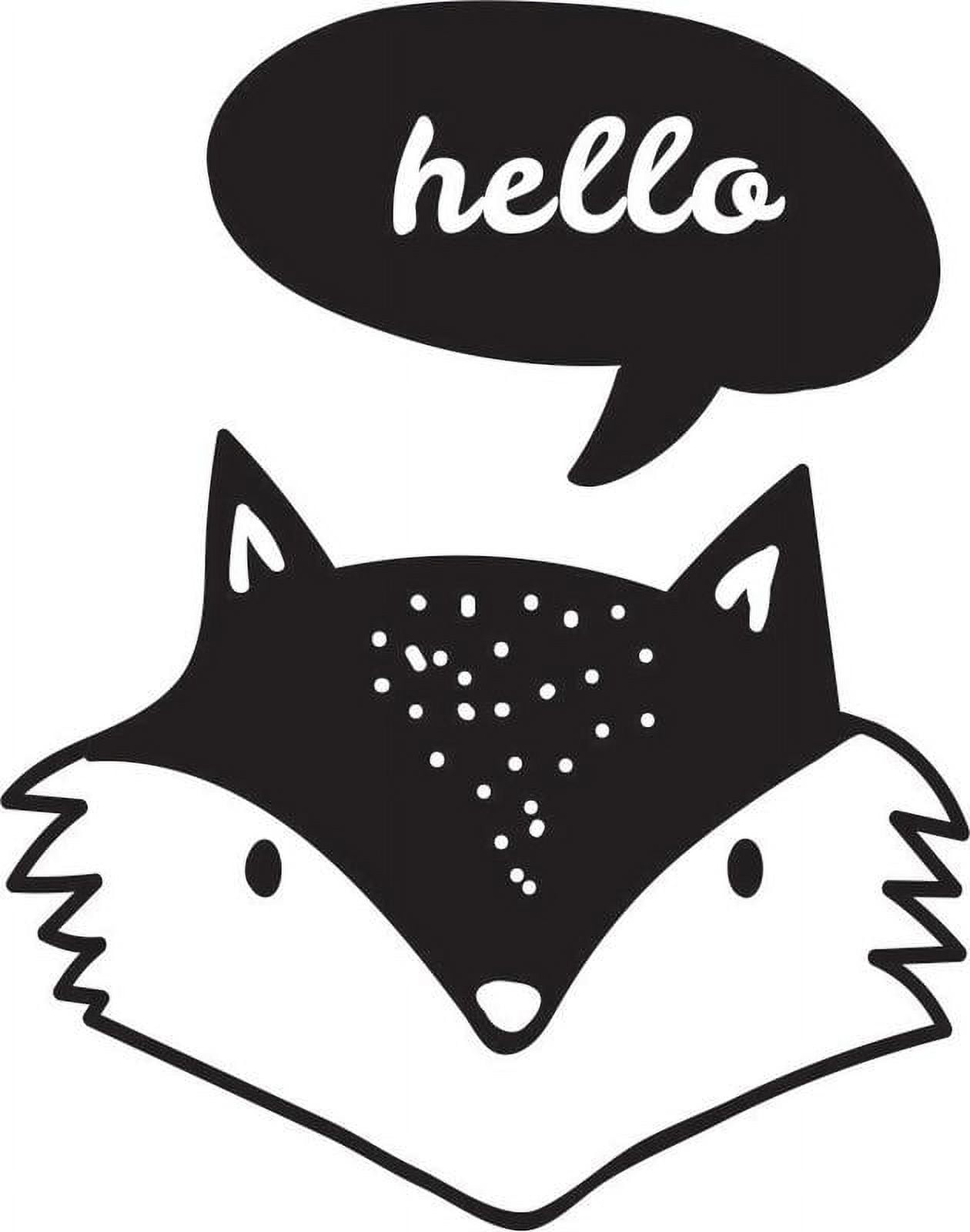 Cute Fox, Sticker and/ or Print (6x6 or 8x8 approx)