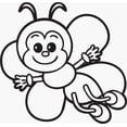 thumbnail image 1 of Printtoo Honey Bee Pattern Square Stamp Wooden Rubber Stamps Craft Textile-5 x 5 Inches, 1 of 1