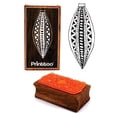 thumbnail image 1 of Printtoo Karanji Mould Design Rectangular Wooden Rubber Stamp Block Scrap-Booking, 1 of 2
