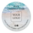 thumbnail image 1 of Printtoo Label Stickers for Small Business -100 RoundCustom Vinyl Waterproof Stickers -Personalized Labels for Handmade, Brand Stickers -Ocean, 2x2 Inches, 1 of 6