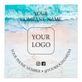 thumbnail image 1 of Printtoo Label for Small Business-100 RectangleCustom VinylPersonalized Labels for Packaging, Bottle, Brand Stickers-Ocean, 2X2 Inches, 1 of 5