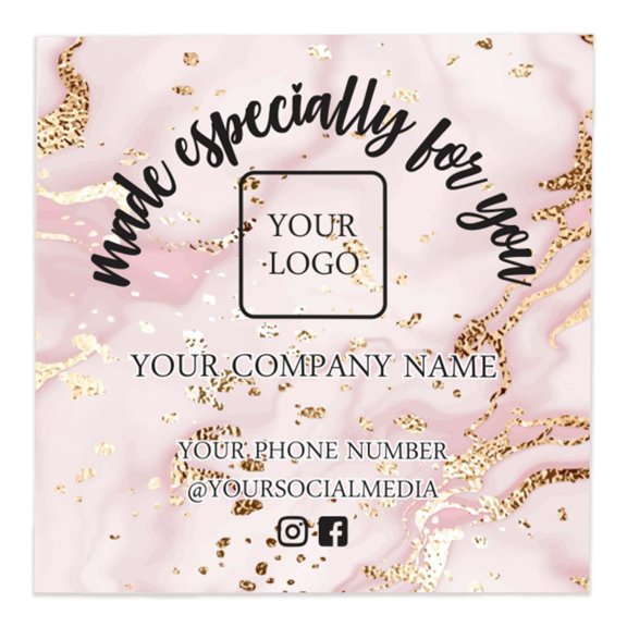 Printtoo Label for Small Business-100 SquareCustom VinylPersonalized Labels for Packaging, Bottle, Brand Stickers-Paris Theme, 2x2 Inches