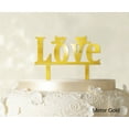 thumbnail image 1 of "Printtoo Love Wedding Cake Topper Custom Cake Topper Color Option Available 5""-7"" Inches Wide", 1 of 1
